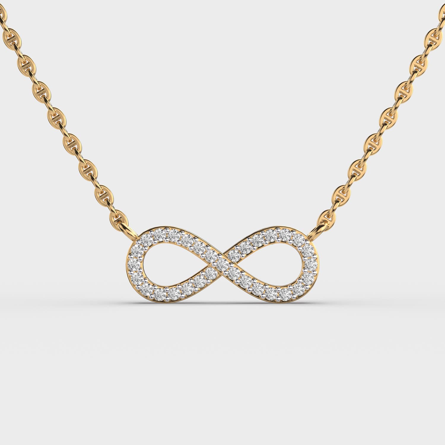 Forever Bound Diamond Pendant (With Chain)
