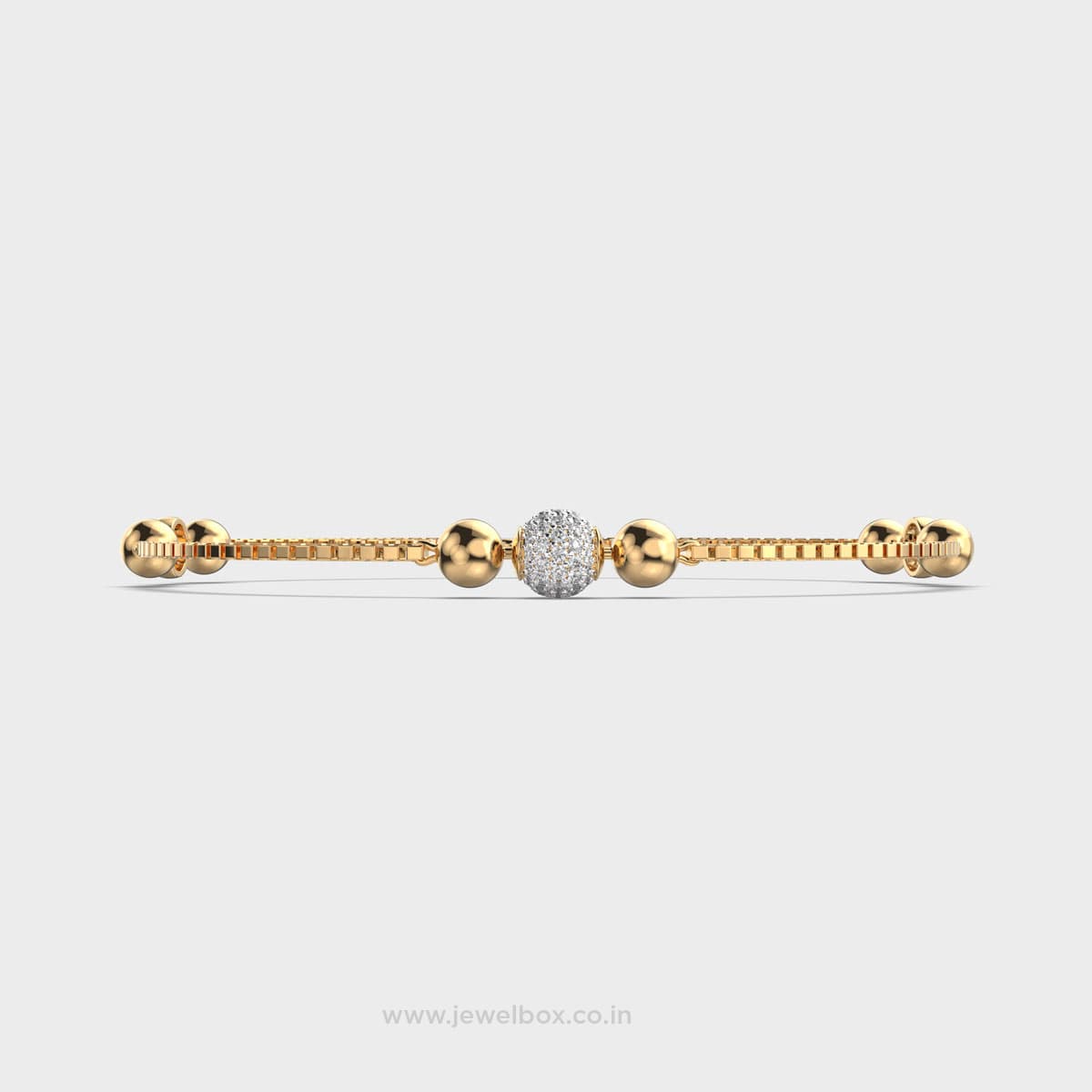 Golden Beaded Bracelet